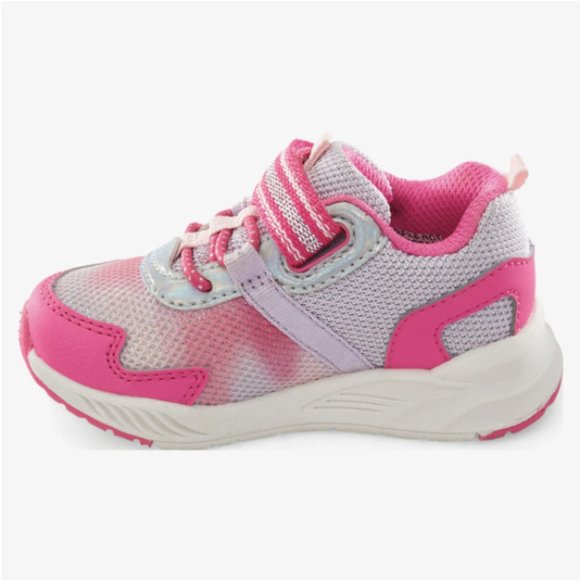 NEW Stride Rite Sizes 5- 10 Girls Player Sneaker Washable (M2P) - Pink Multi - Picture 4 of 7
